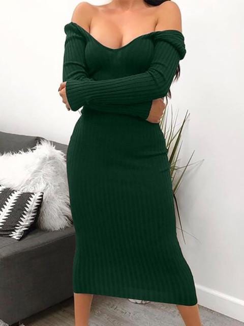 Sweet Heart Knit Dress - AMOROUSDRESS