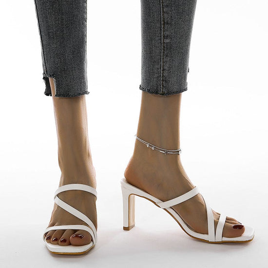 Ruri Open Toe Heel - AMOROUSDRESS