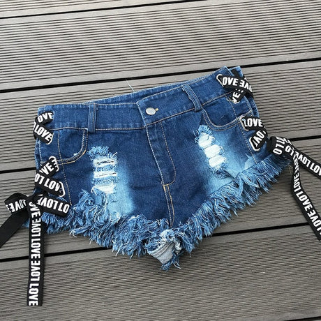 Miss Perfect Low Waist Denim Shorts - AMOROUSDRESS