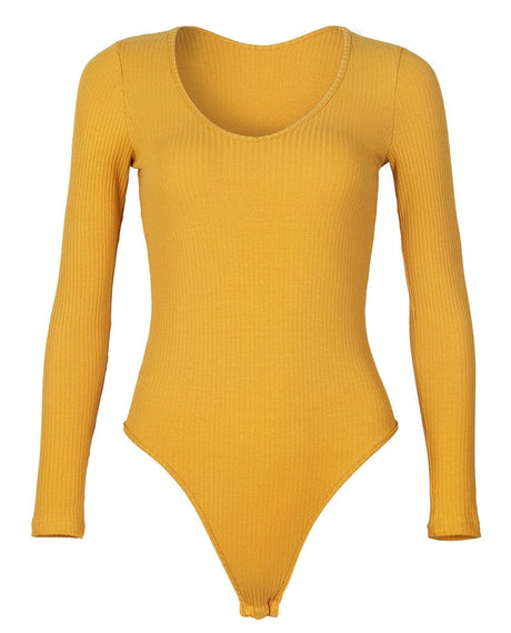 My Beloved Long Sleeve Body Suit - AMOROUSDRESS