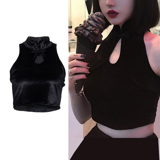 Flawless Y2k Halter Top - AMOROUSDRESS