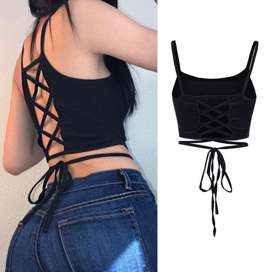 Flawless Y2k Halter Top - AMOROUSDRESS