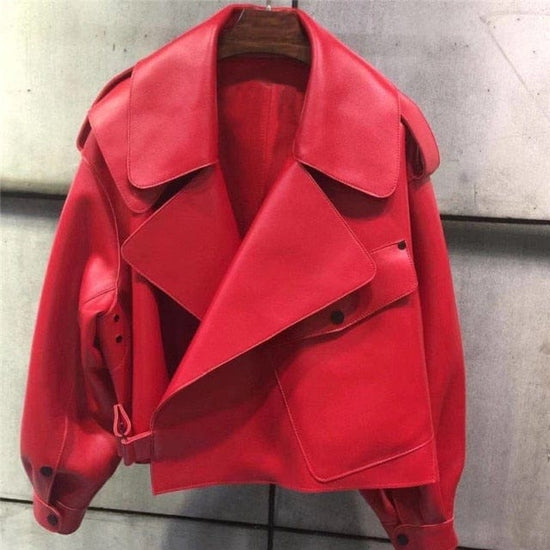 Jasmine Leather Jacket - AMOROUSDRESS