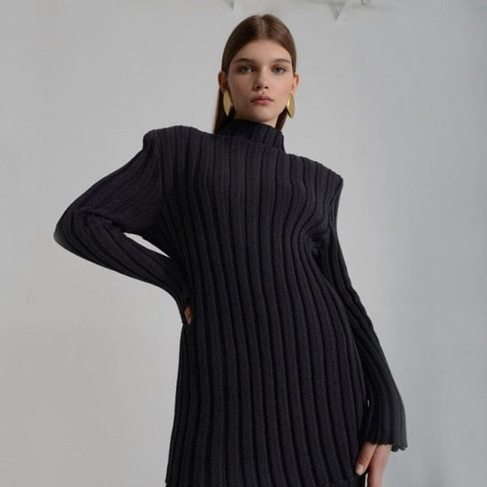 Ribbed Chic Tracksuit - AMOROUSDRESS