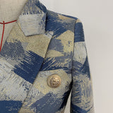 Luxxe Jacquard Blazer Jacket - AMOROUSDRESS