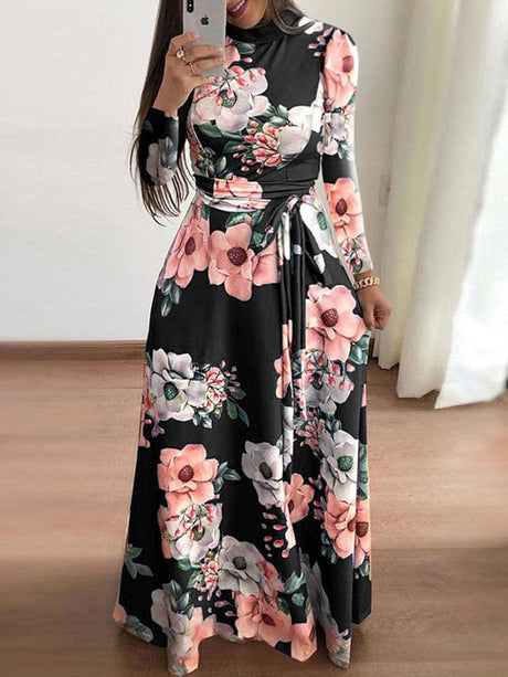 Classy Floral Bandage Dress - AMOROUSDRESS